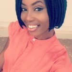 Box Braid Bob With Zig Zag Part