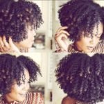Braid Out With Colored Tips