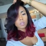 Burgundy Ombre Sew In
