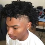 Burst Fade Twist Out Mohawk