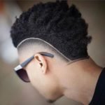 Burst Fade With Shaved Part