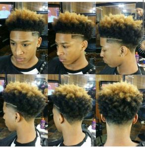 Fluffy Two Toned High Top