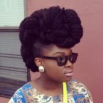 Marley Hair Twisted Updo