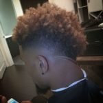 Sandy Brown Frohawk With Shaved Stripe