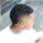 Short Burst Fade With Curls