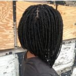 Stacked Box Braids Bob