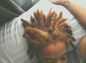 Golden Afro Dreads
