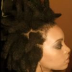 chunky afro dreads