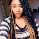 Black and Blonde Box Braids