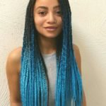Blue Ombre Box Braids