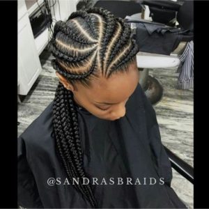 Feed In Braids With Curved Parts