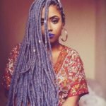 Lavender Box Braids