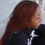 Red Micro Box Braids