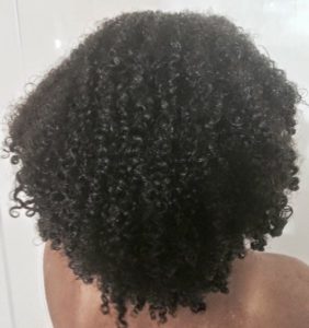 moisturized natural hair