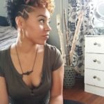 Two-Toned TWA With Shaved Design