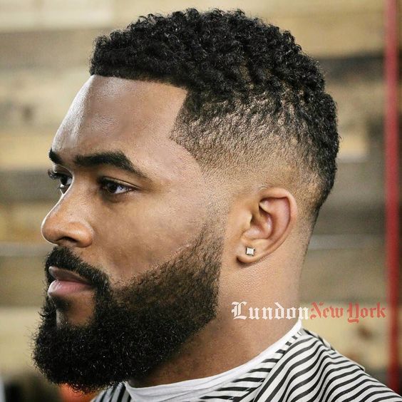 Beard With Burst Fade Haircut | Black hair tribe