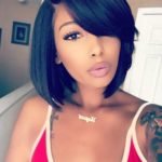 sew in bob with bangs