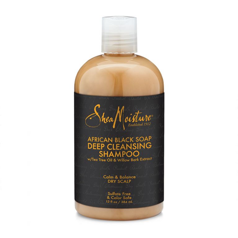 SheaMoisture African Black Soap Deep Cleansing Shampoo | Black hair tribe