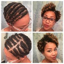 Rocking A Twist Out On Short Natural Hair How To Twist Out
