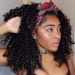 half wig headband curls