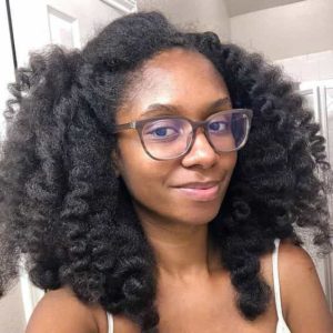 twist out 4c hair type