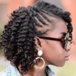 twist out updo