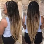 blonde ombre box braids
