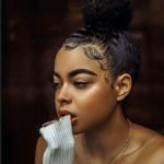 bun and baby hair