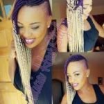 ombre box braids blonde