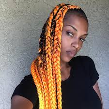 ombre box braids yellow | Black hair tribe