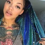 pastel ombre box braids