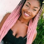pink ombre box braids