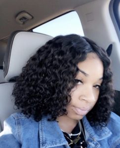 Curly quick Weave bob