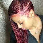 Dark Red Lemonade Braids