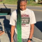 Green Ombre Lemonade Braids