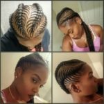 Sideswept Fishbone Braids