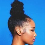 hair bun updo