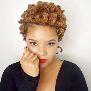 Fluffy and full TWA Natural Hairstyle