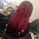 Red Tribal Braids