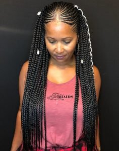 Tribal Braids With Cowrie Shells