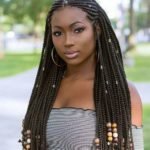 Tribal Braids With Silver and Wooden Beads