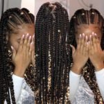 Tribal Braids With Triangle Parts