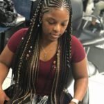 Two-Toned Tribal Braids With Beads