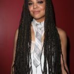 small box braids with hints of blonde
