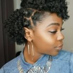 Bantu Knot Out On Transitioning Hair