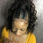 Braid-Wrapped Ponytail