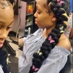 Butterfly Braids Adorned With Butterflies