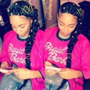 Butterfly Braids With Bobby Pins