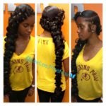 Butterfly Braids With Gold Accessories