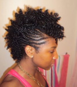 Flat Twist and Curl for Transitioning Hair